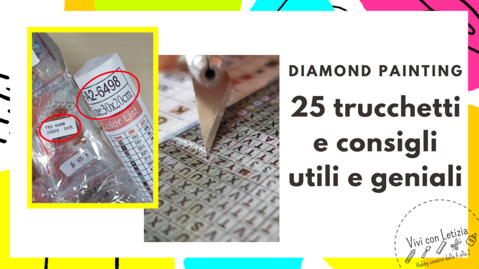 Copertina 25 trucchetti e consigli diamond painting