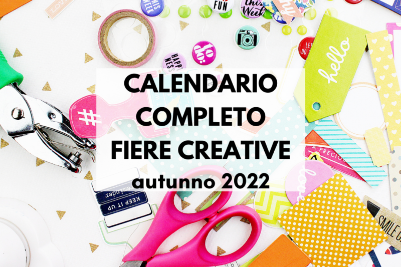 Calendario fiere creative autunno 2022
