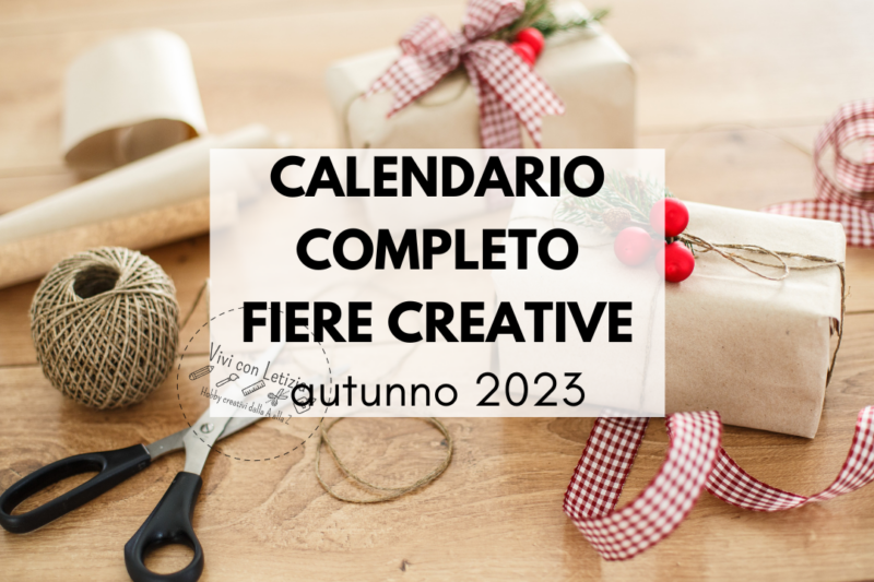 Calendario fiere creative autunno 2023