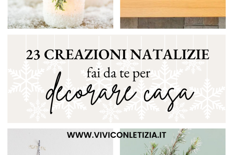 23 Bellissime creazioni natalizie fai da te